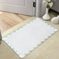 Black and Friday Deals 2024 Clearance Scallop Bathroom Rugs Shaped Rugs