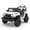 White1, variant on SOBREMESA 12V Kids Ride on Jeep Car with Parent Remote Control, Battery Powered Electric Vehicle, Forward & Reverse, Spring Suspension, Music & Lights, Black