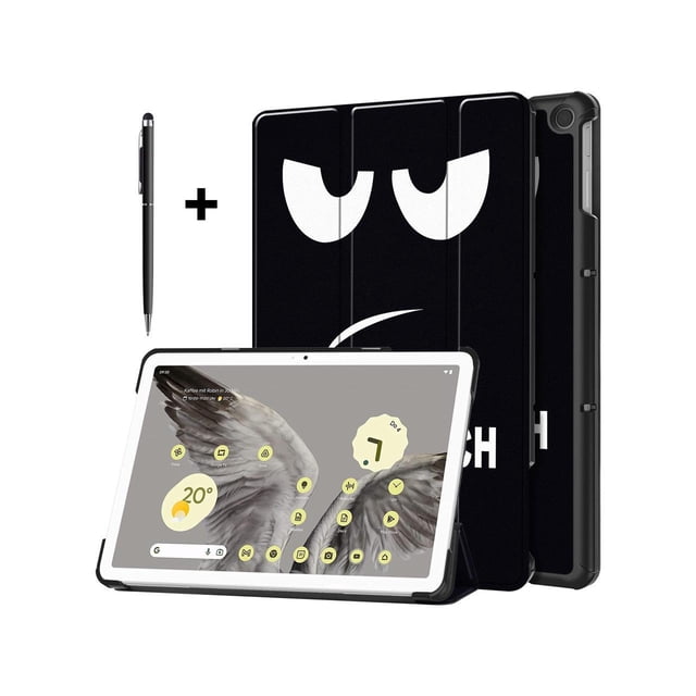 Google Pixel Tablet Case 11 Inch 2023, Slim Stand Protective Case Smart Folio Cover with 2 in 1 Stylus Pen