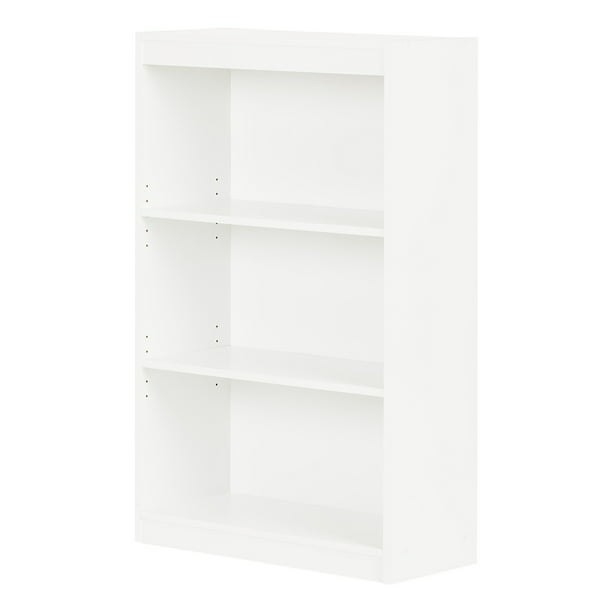 South S Smart Basics Bookcase With, Hampton Bay White 3 Shelf Bookcases