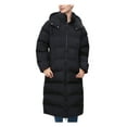 thumbnail image 2 of Rokka&Rolla Women's Below The Knee Puffer Coat Seamless Parka Jacket, 2 of 11
