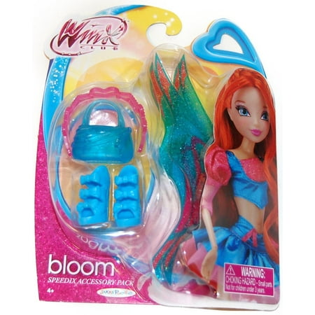 11.5 Inch Scale Speedix Accessory Pack Bloom, Includes: 1 Purse, 1 Headband, 1 pair of shoes, and 1 Pair of wings By Winx Club