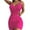 Hot Pink womens dresses, variant on Usmixi Womens Dresses Night Club Sexy Spaghetti Strap Sequin Ruched Bodycon Dresses Fashion Solid V-Neck Sleeveless Mini Summer Dress Blue s