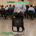 thumbnail image 2 of Silla Plegable INMATMEX para eventos negra 12 piezas, 2 of 10