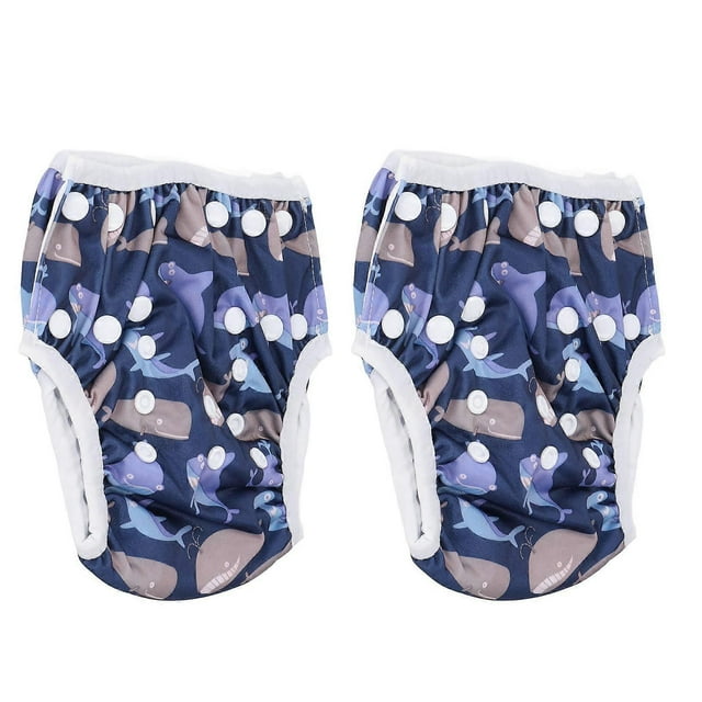 Baby Swim Diaper Pants Waterproof Button Adjustment Breathable Reusable Toddlers Bathing Shower Swim Diaper for Swimming Lesson T16
