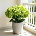 thumbnail image 7 of Doghiosgha Artificial Hydrangea Bouquet Faux Flower Stems for Wedding Home Table Centerpiece Party Decor, 18.5 Inch, Green, 7 of 7