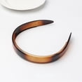 thumbnail image 4 of ONLYEOR Wide Non-Slip Tortoiseshell Headband, Dark Brown High Elasticity Hairband, Fine-Tooth Grip for All-Day Comfort, For Women & Girls, 4 of 7
