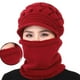 thumbnail image 1 of Sonducket 2020 nuevo calentador de cuello femenino Otoño Invierno gorros sombreros máscara mujer invierno sombrero tejido sombreros bufanda conjunto Sombreros Rojo Sonducket AP000321-06, 1 of 6