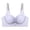 Purple, variant on MIUOWANP Women's Push-Up Thin Bra Wire-Free Sexy V-shaped Embroidered Breathable Bra Adjustable Shoulder Strap Hollow Out Lace Bra,Purple L