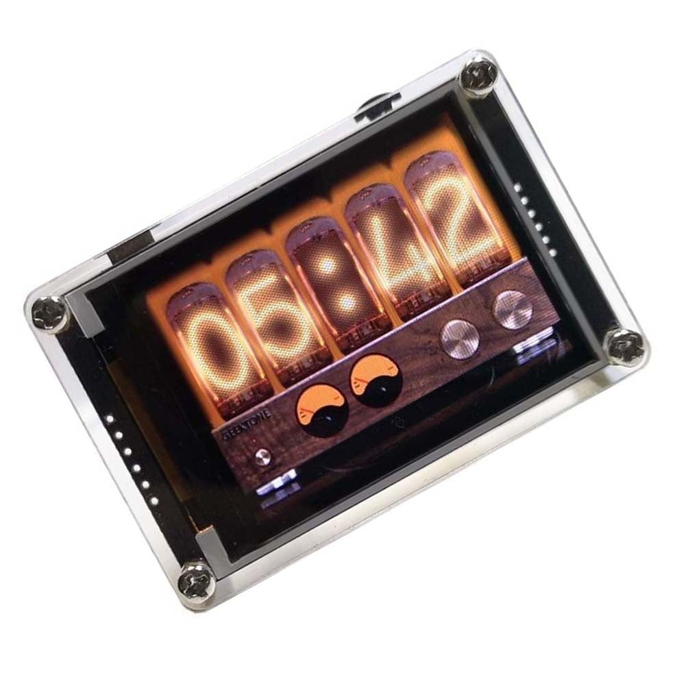 Voice Controlled Music Level VU Meter 2 4 Inch LCD Screen with USB Power