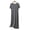 Dark Gray, variant on cfhntfmh Long Nightgowns for Women Loose Comfy Sleepshirt Short Sleeve Soft Night Gown Round Neck Sleep Dress Loungewear