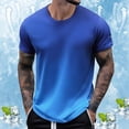 thumbnail image 2 of Playeras Deportivas Para Hombre, Transpirables, De Verano, Para Hacer Ejercicio, De Seda Helada, 2 of 4
