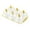 white 6 grid, variant on yotijay Dried Fruit Plate Food Storage Box Containers Snacks Dish Divided Serving Dishes clear 4 grid