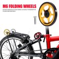 thumbnail image 2 of rueda fácil Rueda trasera fácil con perno M6 para bicicleta plegable Brompton estante de aleación de aluminio JShteea El nuevo, 2 of 8