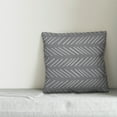 thumbnail image 2 of Creative Products White and Grey Modern Chevron 18x18 Spun Poly Pillow, 2 of 2