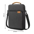 thumbnail image 3 of CUITING Oxford Fabric Tablet Pouch Tablet Storage Bag Water-repellent Shock-resistant Oxford Fabric Anti-scratch Zipper Closure Perfect for School Travel, 3 of 8