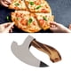 thumbnail image 5 of Hacha Vikinga Para Pizza, Hacha Cortadora De Pizza, Mango De Madera Antideslizante, Acero Inoxidable Para Galletas Y Queso Anggrek II3118, 5 of 8