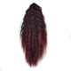 thumbnail image 3 of Pelucas con flequillo para mujer, peluca ondulada suelta, garra gruesa, ondulada, rizada, cola de caballo corta, extensiones de cabello con clip., 3 of 3