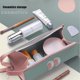 thumbnail image 5 of Big Capacity Pencil Case Large Pencil Pouch Stationery Pen Bag for Teen Girls（leather）Personalized stationery box, 5 of 5