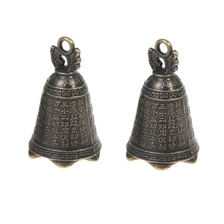 

Goxfaca Vintage Bells for Crafts | 2pcs Tinkle Bell | Christmas Decoration Bell Pet Pendants To Hang On Holiday Party Making Wind Chime Decorations Jingle Bells for Crafts