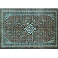 thumbnail image 1 of Ahgly Company Indoor Rectangle Persian Light Blue Traditional Area Rugs, 7' x 10', 1 of 4