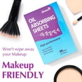 thumbnail image 4 of High-Performance Oil Absorbing Sheets for Face - 6 pack (300 sheets) - Makeup Friendly Blotting Papers for Oily Skin - Oil Blotting Sheets for Face, 4 of 10
