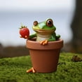 thumbnail image 4 of Yooshoverk Garden Frog Ornament, Decorative Resin Statue, Durable for Poolside, Patio, and Outdoor Landscape Decor, 4 of 5