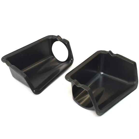 MasterCraft Boat Blank Housings 354125 | 11 3/4 Inch Black Plastic (Set of 2)