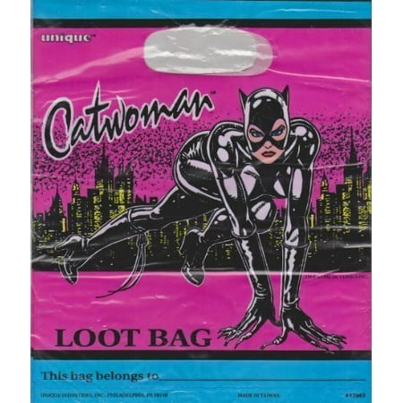 Catwoman Vintage Favor Bags (8ct)
