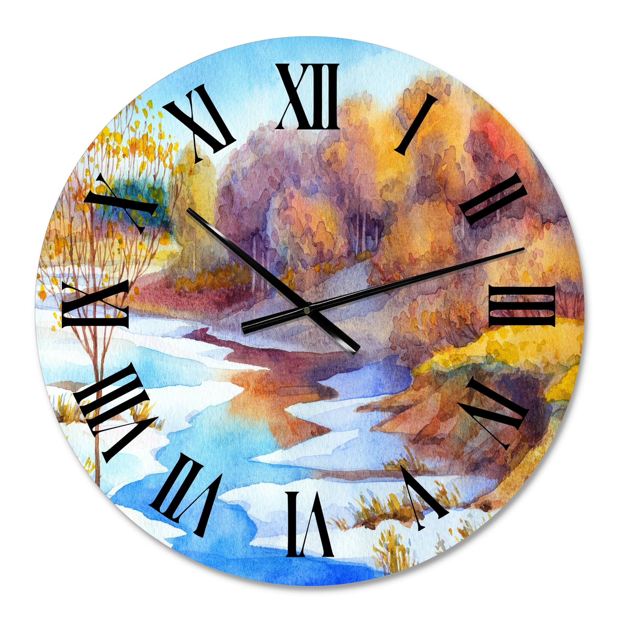 Designart 1 in Quartz Wall Clock