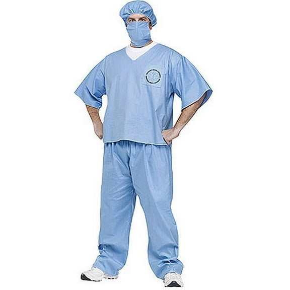 Doctor Doctor 5 Piece Unisex Scrub Suit Adult Costume