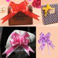 thumbnail image 5 of BrowQuartz 10 Pieces Bow Pull Decor Arts Multi-colors Festive Packing DIY Crafts Hand-Pulled Flower Wedding Christmas Car Accessory Heart/Light Purple, 5 of 6
