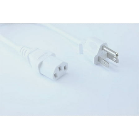 OMNIHIL Replacement (WHT-8FT) AC Power Cord for UniFi Switch 16 - USâ€‘16â€‘150W