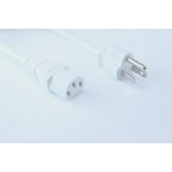OMNIHIL Replacement (WHT-8FT) AC Power Cord for UniFi Switch 16 - USâ€‘16â€‘150W