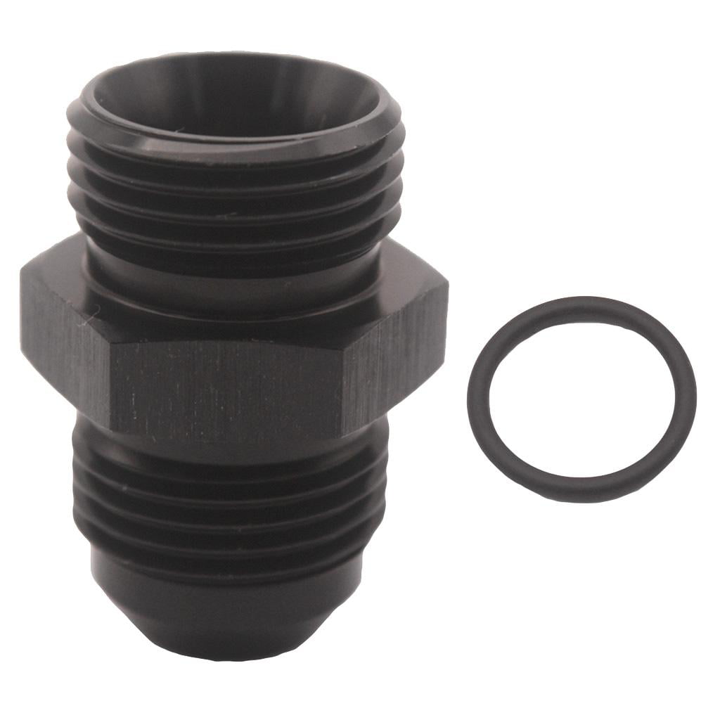 ORB-10 O-ring Boss AN10 10AN to AN10 10AN Male Adapter Fitting for fuel oil gas coolant water air Black AN10 to AN10 O ring seal