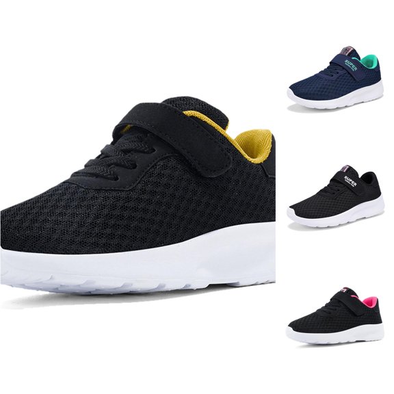 Kids' Unisex Lightweight Breathable Slip-On Athletic Sport Sneakers