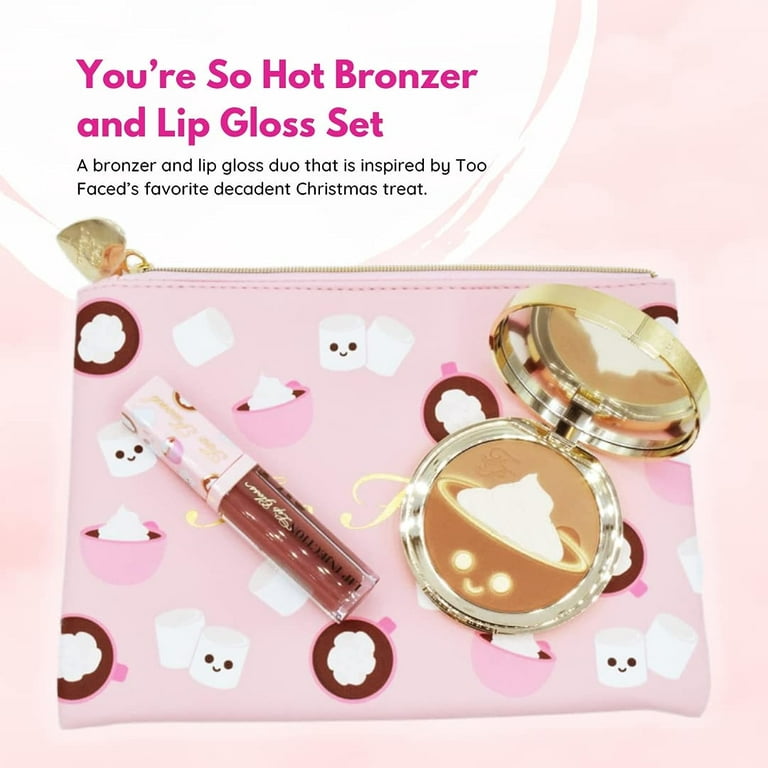 公式転送too Facedホリデーリップセット Too Faced Limited Edition Set, Christmas Cocoa Lip Injection