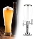 thumbnail image 1 of Torre de Cerveza,Dispensador de Cerveza con Grifo,con Luz Colorida,Dispensador de Bebidas,Dispensador de Jugo de Bebidas,para Pubs,Rvs,Al Aire Plata, 1 of 8