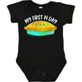 thumbnail image 3 of Inktastic My 1st Pi Day Blue Green Pie Pan Pun Boys or Girls Baby Bodysuit, 3 of 5