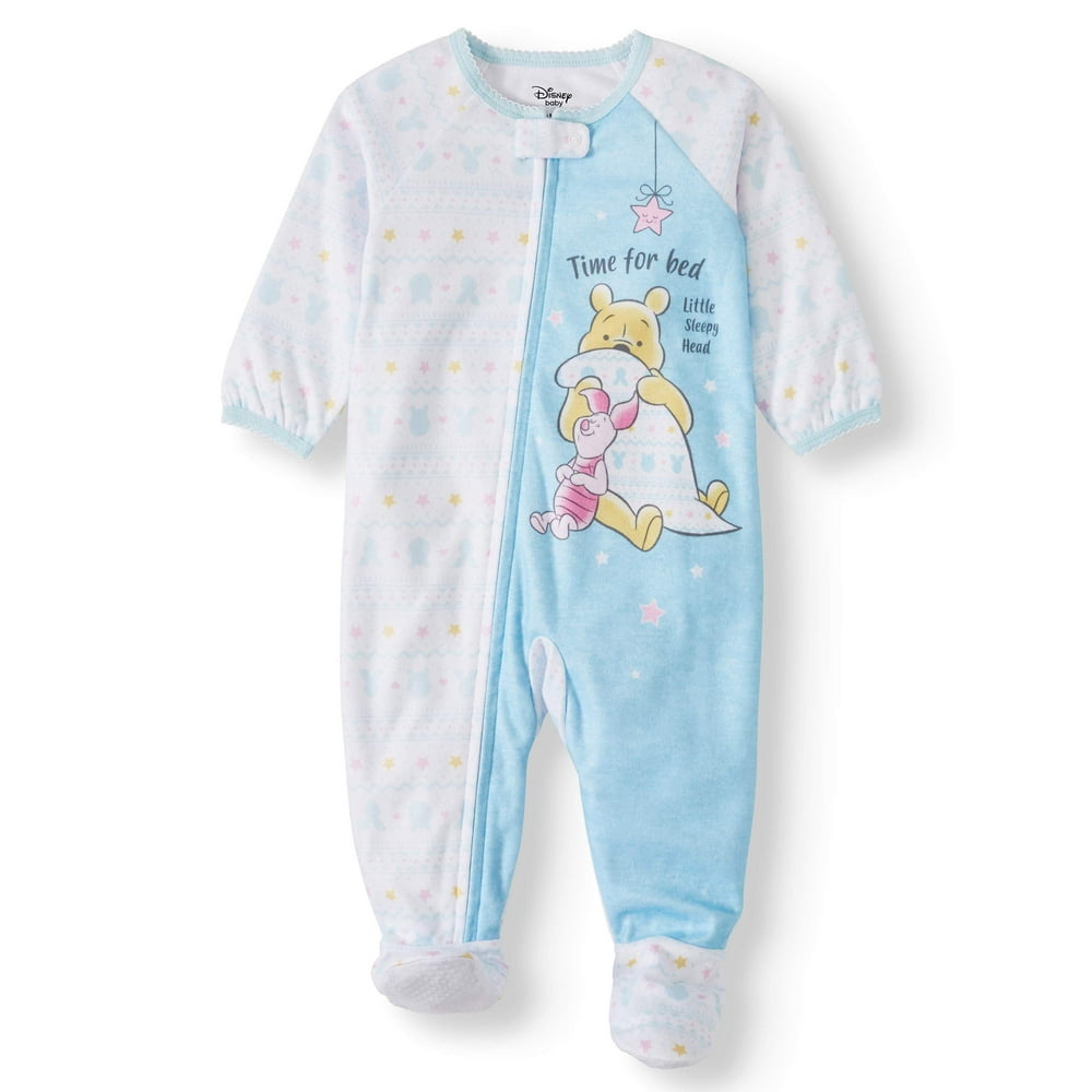 Winnie the Pooh Winnie The Pooh Baby Girl Microfleece Blanket Sleeper