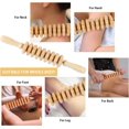 thumbnail image 3 of Kit de herramientas de drenaje linfático de madera -Herramientas de masaje de terapia de madera con bolsa de viaje – Herramienta de masaje anticelulitis Gua Sha de madera espalda, cuello, brazos, 3 of 5