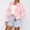 Pink, variant on JFGHDG Women's Valentine's Day Knit Sweater Valentines Sweater Plus Size Sweater Jacket Womens Cardigan Sweaters Sweater for Women Valentine's Day Sweatshirts Light Pink L