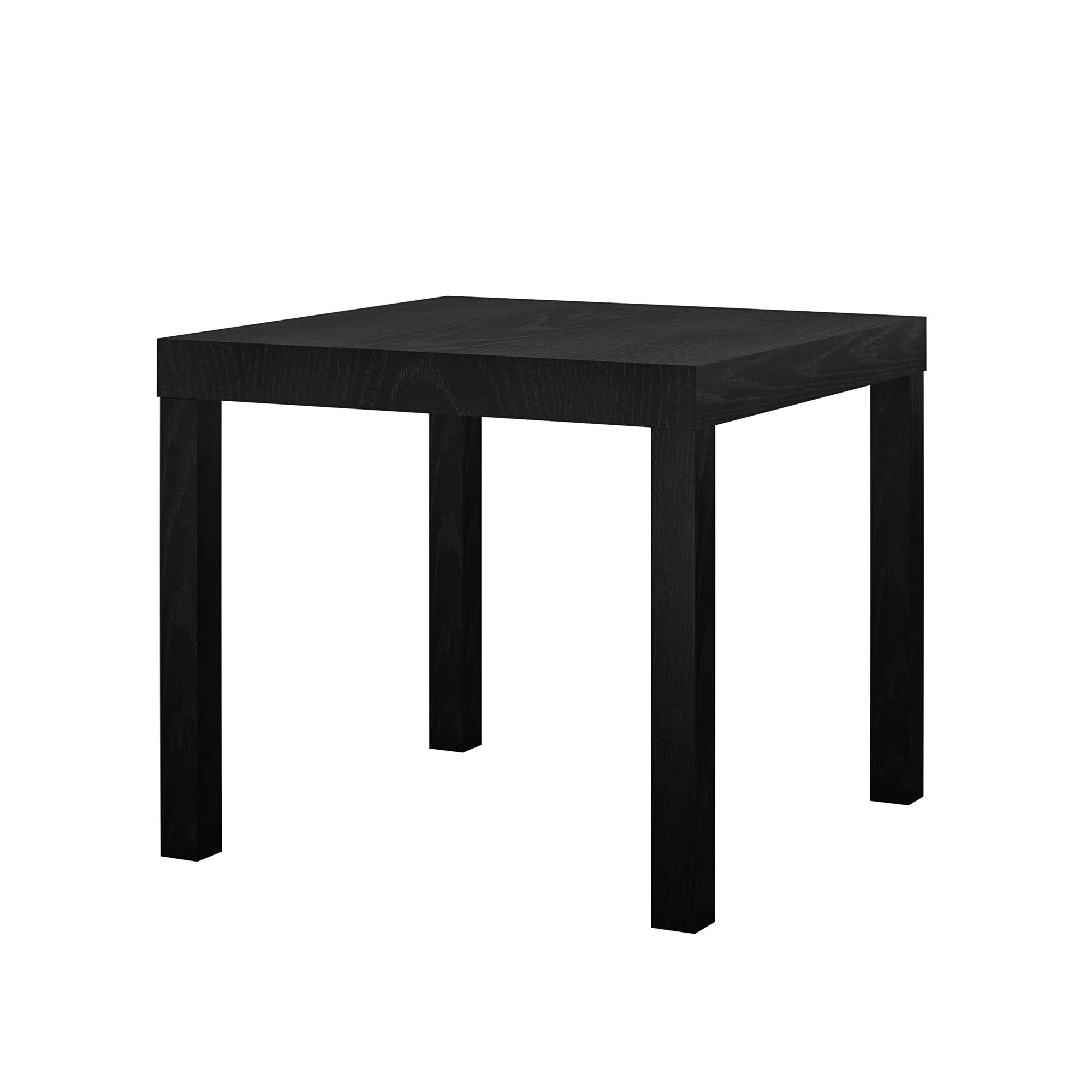 Mainstays Parsons End Table, Black Oak photo 2