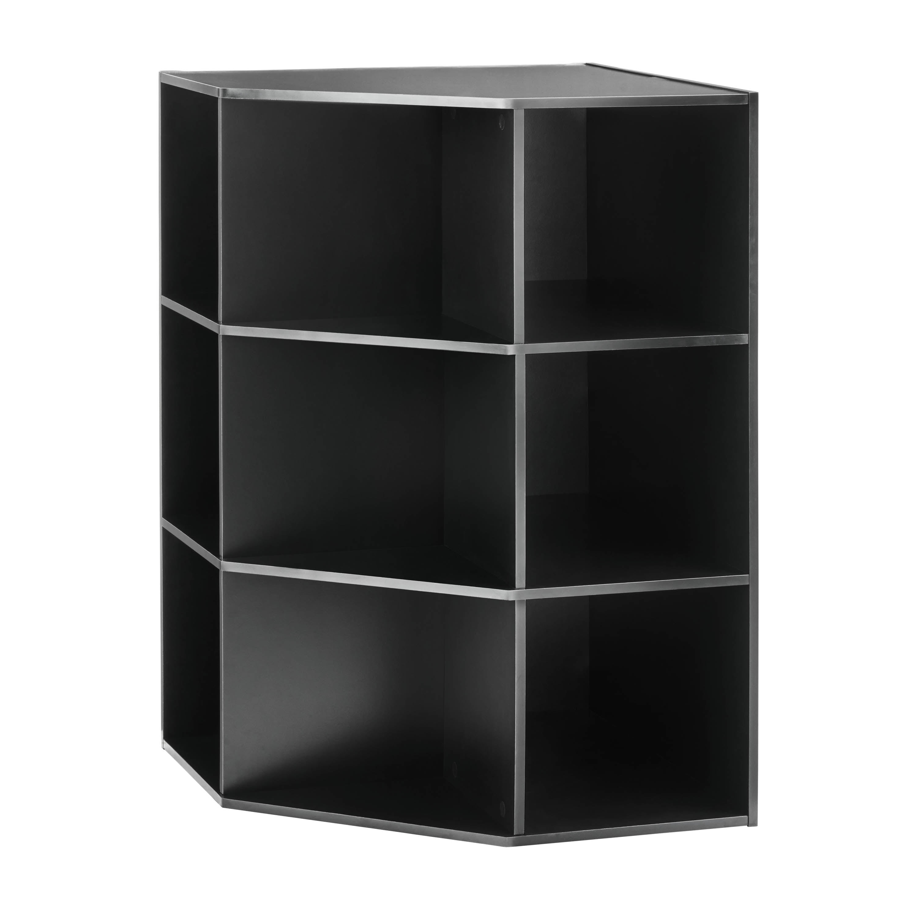 Mainstays Corner Cube Storage Organizer, Black