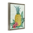 thumbnail image 3 of Stupell Industries Bora Bora Pineapple Brown Framed Floater Canvas Wall Art design by Paul Brent, 21 x 17, 3 of 9
