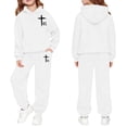 thumbnail image 4 of WOYY Little Boys Casual Tracksuit Pullover Hoodie Sweatpants Outfits for Kids, Sizes 3-13, 4 of 4