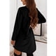 thumbnail image 4 of Round Neck Ruffle A Line Dress, Soft Casual Polyester Breathable Long Sleeve Tunic Dress For Dating For Woman ANGGREK Otros, 4 of 6