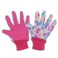 thumbnail image 3 of HANDLANDY 2 Pairs Kids Cotton Garden Gloves, DIY Gloves for Age 5-6, Small, Pink, 3 of 7