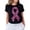 Black, variant on Breast Cancer Shirts for Women Breast Cancer Awareness Tshirt Pink Ribbon Graphic Short Sleeve Tee Tops