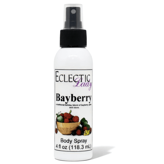 Bayberry Body Spray, Eclectic Lady, Hydrating Mist, Unisex, 4 oz